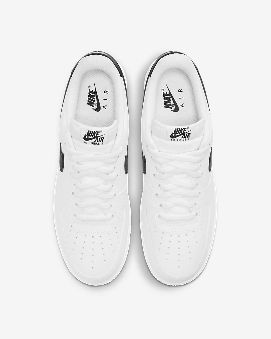 Air force 1 07 sort og hvid best sale